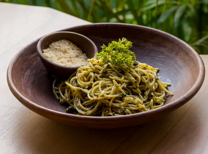 Pasta al pesto — La Palapa