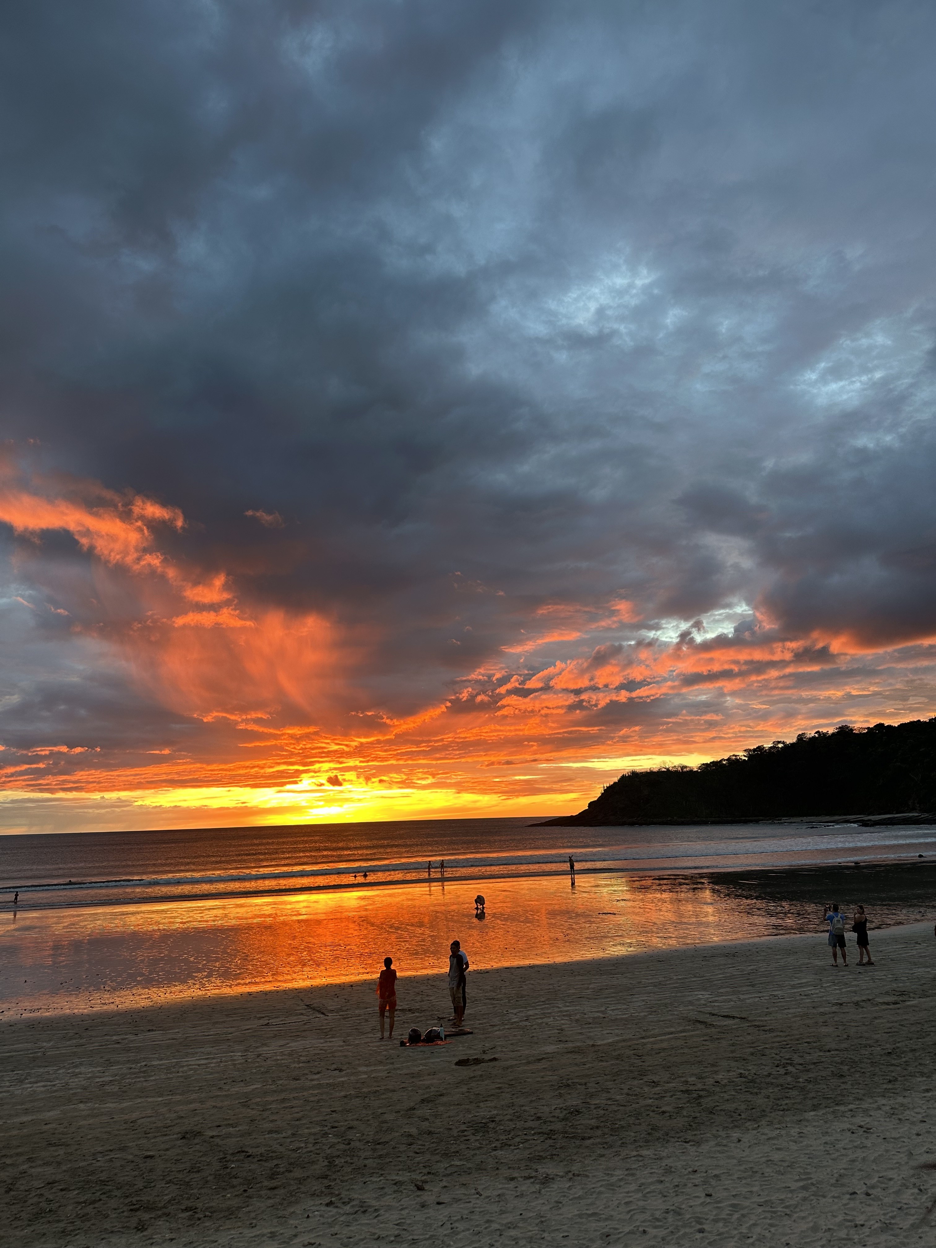 Atardecer en Playa El Remanso — Casa Nära Nicaragua