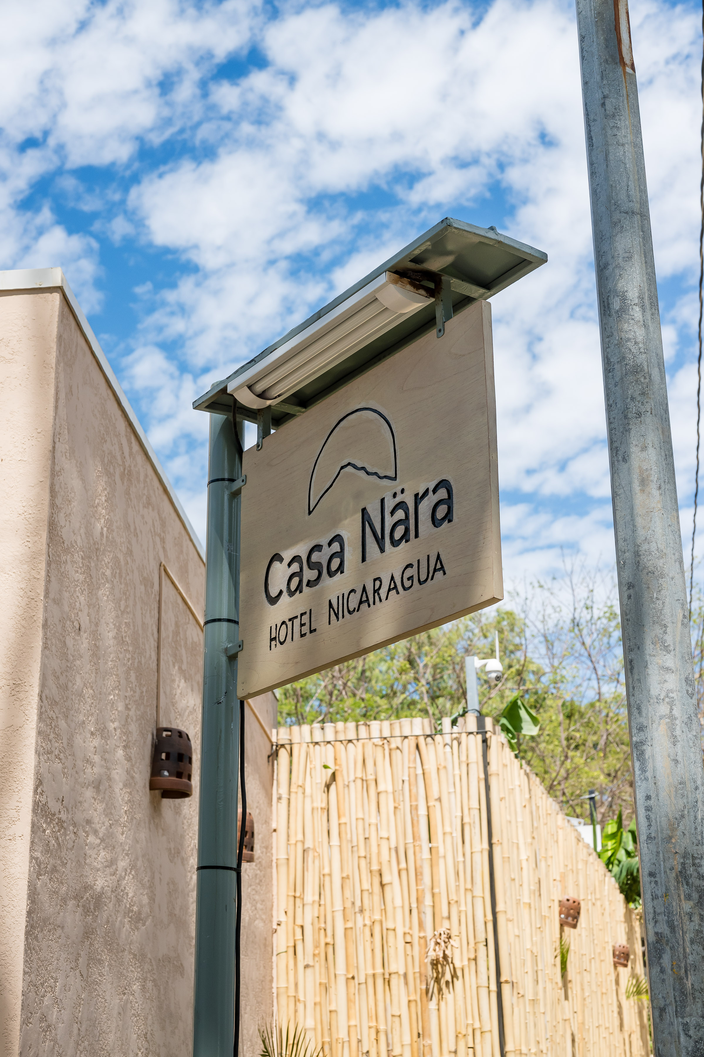 Entrada de Casa Nära Hotel Nicaragua
